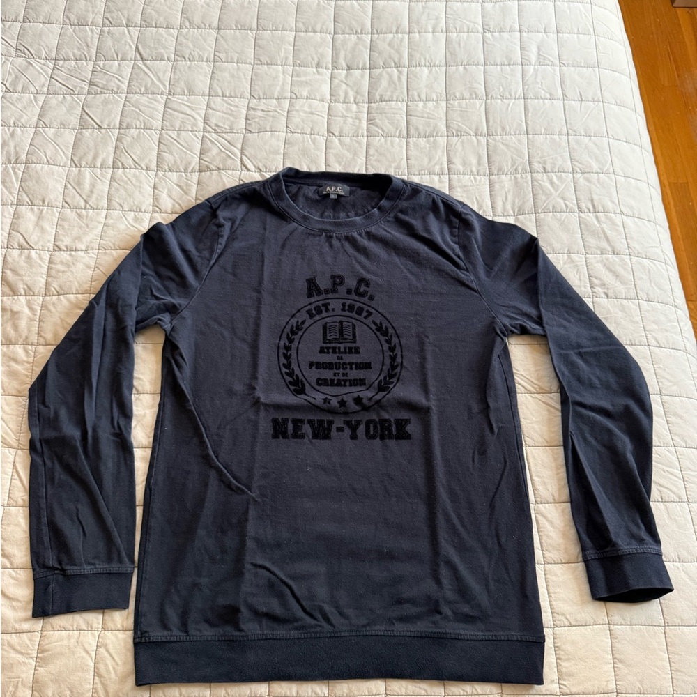 A.P.C. Black light sweater / Long Sleeve Shirt
